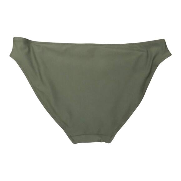 Aerie NWT Sleek Stylish Full Coverage Camouflage Green Shade Bikini Bottom Large - Picture 3 of 10